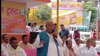 एकंगरसराय: औंगारी धाम में छठ पूजा मेले का उद्घाटन मंत्री श्रवण कुमार ने किया