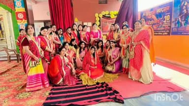 सुपौल: सुपौल के राधा कृष्ण ठाकुरबारी मंदिर में मारवाड़ी महिलाओं ने मनाया गणगौर महोत्सव