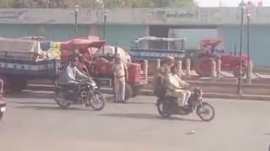 बारां: शहर के चार मूर्ति चौराहे से कोटा रोड ओवरब्रिज तक दो किलोमीटर लंबा जाम, मंडी में कृषि जींस लेकर पहुंच रहे हैं किसान