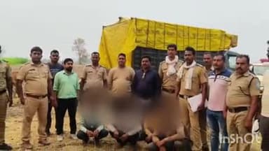 समुद्रपूर: कोरा टी पॉईंटवरील शेतात अवैधपणे साठवणूक करून कत्तलीसाठी ४७ जनावरांची वाहतूक करणाऱ्यांवर पोलिसांची कारवाई, चौघांना अटक