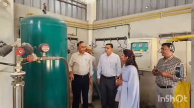 बलरामपुर: जिला संयुक्त चिकित्सालय में ऑक्सीजन प्लांट का किया गया मार्क ड्रिल
