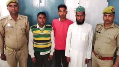 अमरोहा: अलग-अलग स्थान पर झगड़ा करने के आरोप में अमरोहा देहात पुलिस ने तीन अभियुक्तों को गिरफ्तार किया