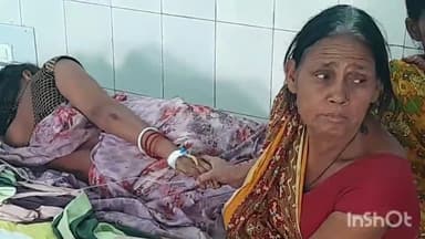 अरवल: बच्चों के इलाज के लिए जा रही महिला करपी बाजार में बाइक से गिरकर हुई घायल