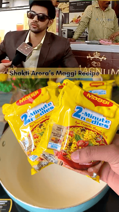 Unique Maggi Recipe by Shakti Arora😍 #maggi #maggilover #shaktiarora #maggirecipe