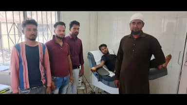 लोहरदगा: मुस्लिम यूथ वेल्फेयर सोसाइटी ने लोहरदगा में अलग-अलग मरीजों को 4 यूनिट रक्तदान कर दिया मानवता का परिचय