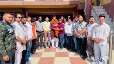 विकासनगर: राज्य मंत्री बनने पर विकास नगर में भाजपा युवा मोर्चा ने किया स्वागत