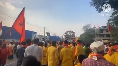 मुरहू: मुरहू में रामनवमी के अवसर पर शोभा यात्रा निकाली गई