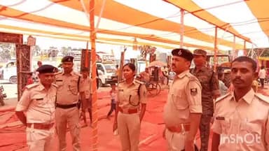 अरवल: रामनवमी जुलूस की सुरक्षा व्यवस्था का निरीक्षण, अनुमंडल पुलिस पदाधिकारी कृति कमल ने महुआ बाग में किया जायजा