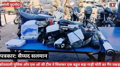 D7NEWS:एसपी सिटी मानुष पारीक की तेज़तर्रार कार्यशैली की वजह से शातिर वाहन चोर गैंग का किया पर्दाफाश