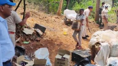 तमाड़ 1: गुमटी टोला काराकोंडा में नकली विदेशी शराब बनाने वाली फैक्ट्री का भंडाफोड़, एक गिरफ्तार