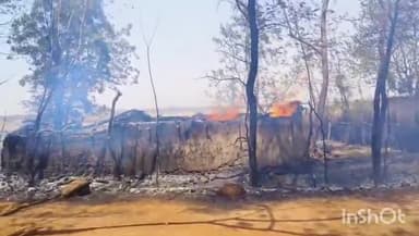 बदरवास: अखाई महादेव गांव में शॉर्ट सर्किट से घर में लगी भीषण आग, घर में रखा बेटी की शादी का सामान जलकर हुआ ख़ाक