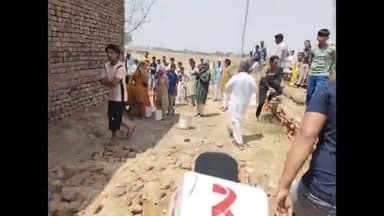 अलीगढ की बड़ी घटना LIVE, आग लगने से हुई घटना