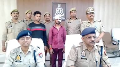 मिर्ज़ापुर: प्रेम प्रसंग में हुई युवक की हत्या, पुलिस लाइन सभागार में एएसपी ने किया मामले का खुलासा
