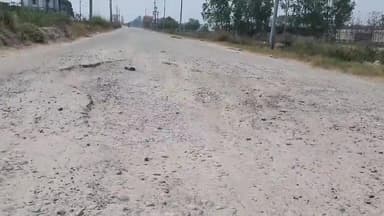 रामपुर: शहजादनगर जीरो पॉइंट से बिलासपुर के चाकू चौराहे तक जर्जर मार्ग से राहगीर परेशान #jansamasya