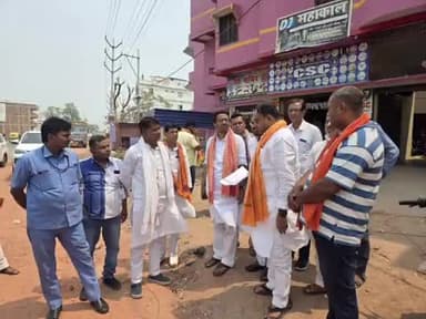 उदवंत नगर: जीरो माइल के समीप श्रम संसाधन मंत्री का भाजपा नेता ने अपने समर्थकों के साथ भव्य तरीके से स्वागत किया