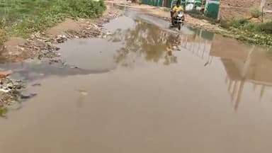 Dohari Road Amba दोहरी रोड अंबा पानी भराव @ambah#ambah@morena03 #चम्बल