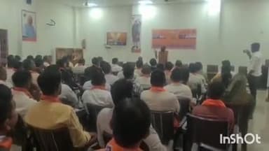 बांसवाड़ा: भाजपा कार्यालय में भाजपा जिला अध्यक्ष ने मंडल पदाधिकारियों की ली बैठक