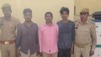 बिलारी: बिलारी थाना पुलिस ने शांति भंग के आरोप में अलग-अलग स्थानों से 3 लोगों को किया गिरफ्तार