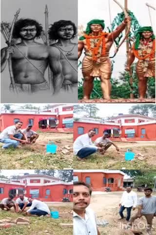 April11, 2025! के #sidhu - kanhu के जयंती के अवसर पर आदिवासी बच्चों के बीच पठन सामग्री वितरित किया एवं वृक्षारोपण किया।