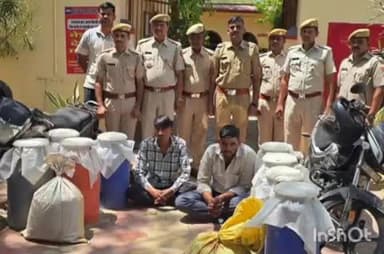 देसूरी: देसूरी में दूध के ड्रम में छिपाकर डोडा पोस्त की तस्करी, नाकाबंदी में 86 किलो डोडा बरामद, आरोपी पकड़ में