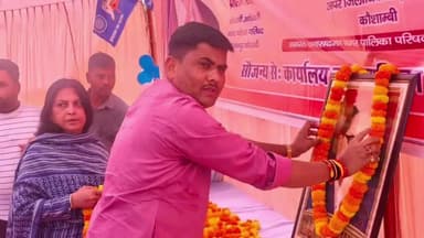 मंझनपुर: बाबा साहब अंबेडकर की जयंती पर मंझनपुर में निकाली गई भव्य शोभायात्रा, प्रतिमा पर किया गया माल्यार्पण