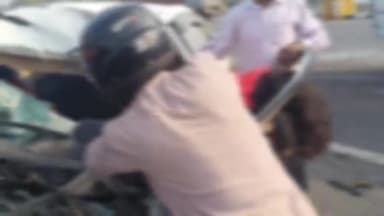 कानपुर: बिठूर के नारामऊ में भीषण एक्सीडेंट, कार और रोडवेज बस में टक्कर, दो महिला टीचर समेत 3 लोगों की मौत