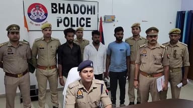 ज्ञानपुर: गोपीगंज पुलिस ने वाहन चोर गिरोह का किया भंडाफोड़, तीन आरोपियों को किया गिरफ्तार