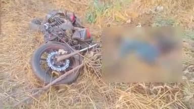 इकौना: रामपुर बनकट मोड़ के पास गेहूं के खेत में मिला युवक का शव, पास में मिली बाइक