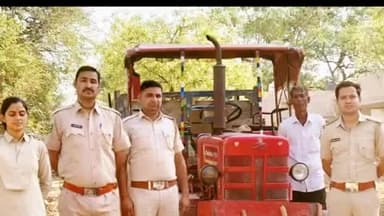 टोंक: वन विभाग की टीम ने कच्चा बंधा क्षेत्र में अवैध खनन के दौरान पत्थरों से भरी ट्राली व ट्रैक्टर किया ज़ब्त