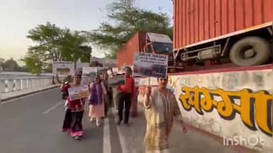 बड़गांव: उदयपुर में वन्य जीव संरक्षण के लिए दूध तलाई में निकाली गई जागरूकता रैली