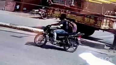 बारां: जिला अस्पताल के सामने से एक बार फिर चोरी हुई बाइक, सीसीटीवी में कैद हुई वारदात