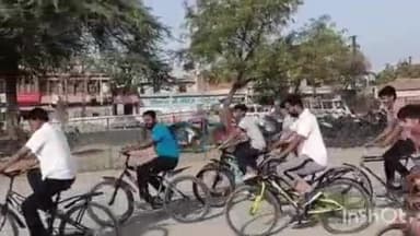 बारां: खेल संकुल में संडे ऑन साइकिल अभियान का आयोजन, युवाओं को फिटनेस के प्रति जागरूक किया गया