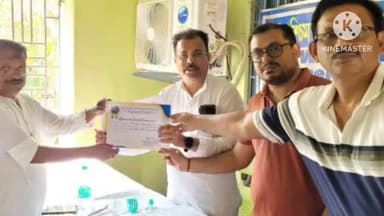 বজবজ ২: চকমারি অঞ্চলের সমবায় সমিতি ভোটে জয়ী ৯ জন তৃণমূল কংগ্রেসের প্রার্থীর হাতে সার্টিফিকেট তুলে দেন বুচান ব্যানার্জি