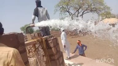 कराहल: कलमी में कूप डी-वाटरिंग का कार्य जारी है