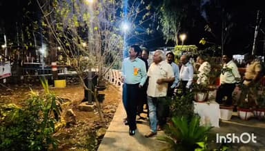 गुना नगर: कलेक्टर ने पेंशनर पार्क का किया निरीक्षण, पेंशनरों से मुलाकात की