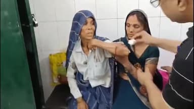 धनौरा: गजरौला के गांव खुगावली में भूसा निकालने को लेकर एक व्यक्ति ने भाभी और भाई को पीटा, घायल पहुंचे थाना