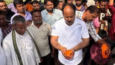 हज़ारीबाग: कटकमदाग के खपरियावां में पी.सी.सी. पथ निर्माण कार्य की आधारशिला सदर विधायक ने रखी