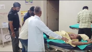 बांसवाड़ा: केबीहिल नयागांव में थ्रेसर में मक्कानिकालने के दौरान किसान का पैर थ्रेसर में आने से लगी चोट, एमजी अस्पताल में उपचार जारी