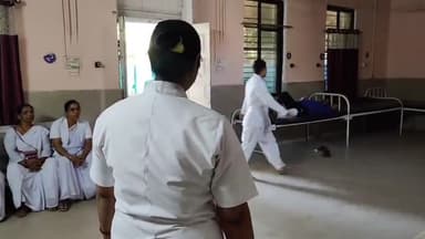 टीकमगढ़: जिला चिकित्सालय में फायर सेफ्टी सप्ताह के दौरान फायर मॉक ड्रिल आयोजित