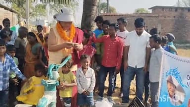 शेरघाटी: राजपुर गांव में लुंगथोक परिवार की ओर से लगाया गया चापाकल