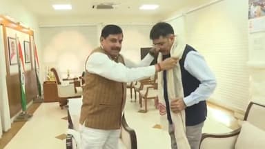 हुज़ूर: भोपाल में मुख्यमंत्री मोहन यादव से गुजरात विधानसभा के स्पीकर शंकर भाई चौधरी ने की मुलाकात