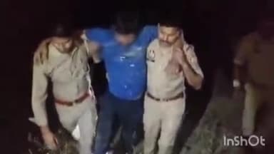 सादाबाद: सादाबाद पुलिस और स्वाट टीम ने 25-25 हजार के 2 इनामी लुटेरों को मुठभेड़ में किया लंगड़ा