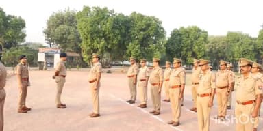 बागपत: एसपी सूरज कुमार राय ने शुक्रवार को परेड की सलामी लेकर बागपत पुलिस लाइन का किया निरीक्षण