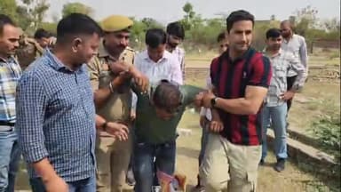 मथुरा: सुपारी लेकर व्यापारी की हत्या करने वाले दो बदमाशों की गोविंद नगर पुलिस टीम के साथ मुठभेड़, दोनों की टांग में लगी गोली