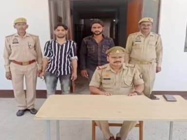 धनौरा: बछरायूं थाना पुलिस ने मारपीट कर शांति भंग करने वाले 2 युवकों को गिरफ्तार कर किया चालान