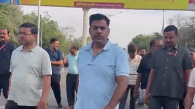 हुज़ूर: भोपाल: हुजूर विधायक रामेश्वर शर्मा ने कोलार इलाके की सड़कों का निरीक्षण किया