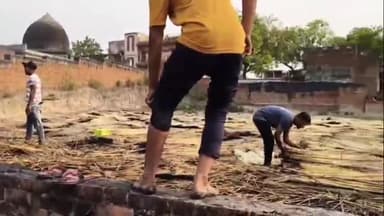 सिराथू: शहजादपुर गांव में सरकंडा टिम्बर में लगी आग, लाखों रुपए का सामान जलकर हुआ राख