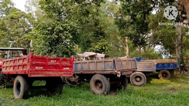 कर्रा: कर्रा सीओ ने कारो नदी से अवैध बालू उत्खनन करते 10 ट्रैक्टर जब्त किए