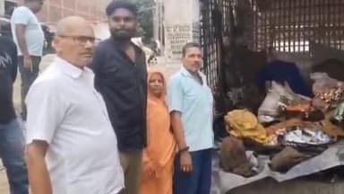 बाजपट्टी: मधुबन बाजार स्थित दुकान में लगी आग, असामाजिक तत्वों ने लगाई आग