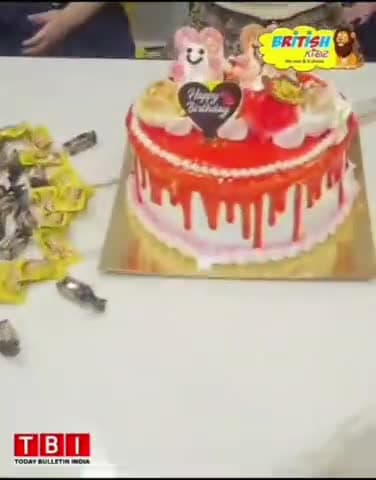 British kidz international school's students birthday celebration.